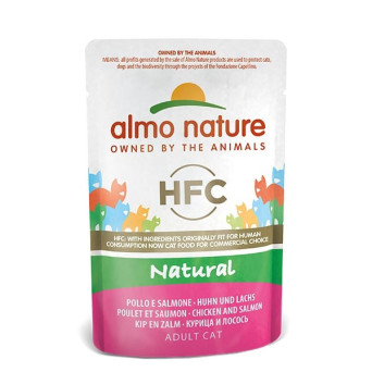 ALMO NATURE HFC Natural Pollo e Salmone 55 gr. - 