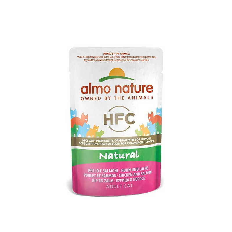 ALMO NATURE HFC Natural Poulet et Saumon 55 g.