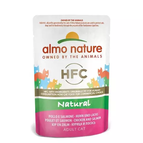 ALMO NATURE HFC Natürliches Huhn und Lachs 55 gr.