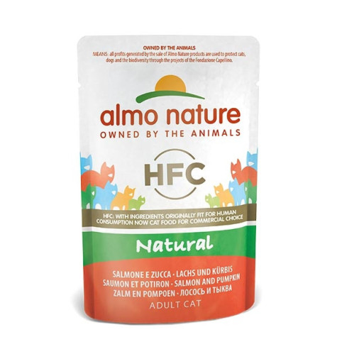 ALMO NATURE HFC Natural Saumon et Citrouille 55 g.
