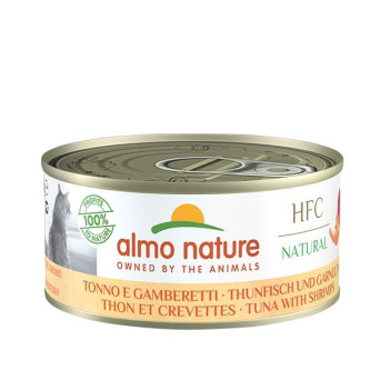 Almo Nature Gatto HFC Natural Tuna and Shrimp 150 gr.