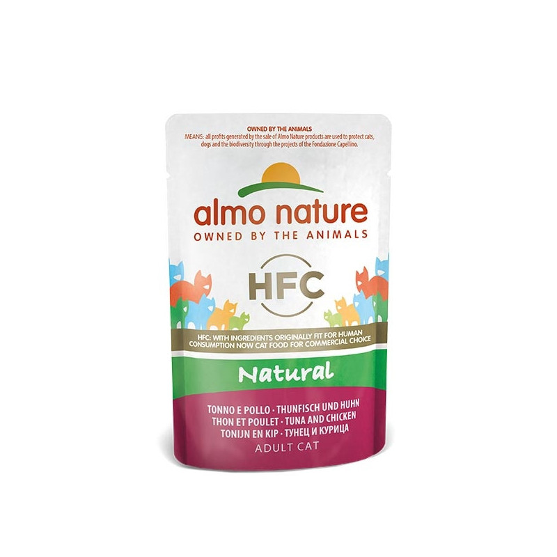 Almo Nature Chat HFC Natural Thon et Poulet 55 g. Almo Nature Chat HFC Natural Thon et Poulet 55 g.