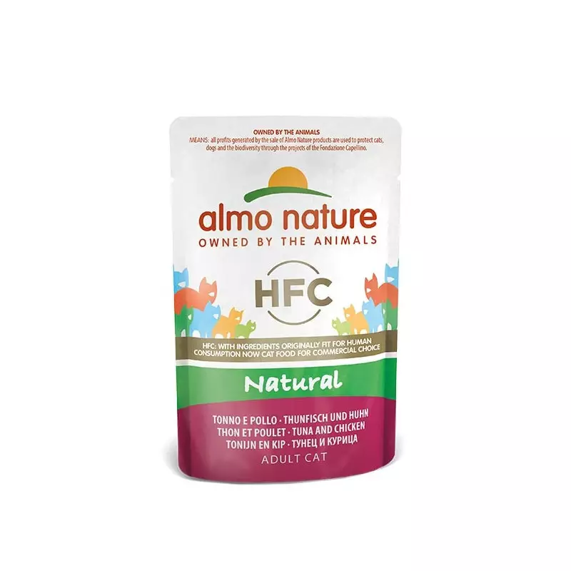 Almo Nature Gatto HFC Natural Tonno e Pollo 55 gr.