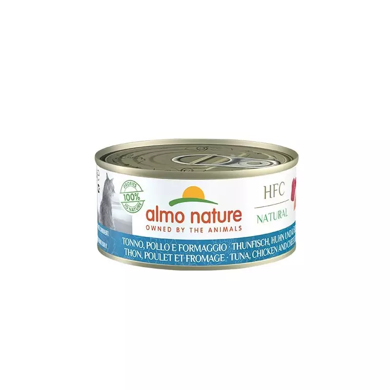 Almo Nature HFC Natural Tonno, Pollo e Formaggioi 150 gr.