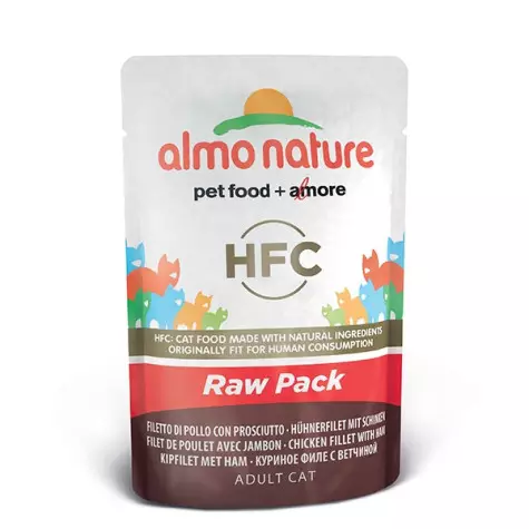 Almo Nature HFC Raw Pack Filetto di Pollo e Prosciutto 55 gr. - 