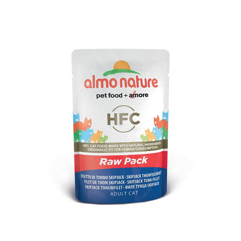 Almo Nature HFC Raw Pack Filet de Thon Skipjack 55 g.