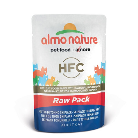 Almo Nature HFC Raw Pack Filet de Thon Skipjack 55 g.
