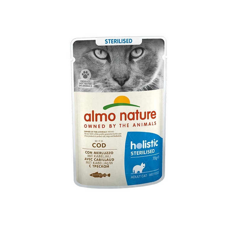 Almo Nature PFC Sterilised avec Cabillaud 70 g. Almo Nature PFC Sterilised avec Cabillaud 70 g.