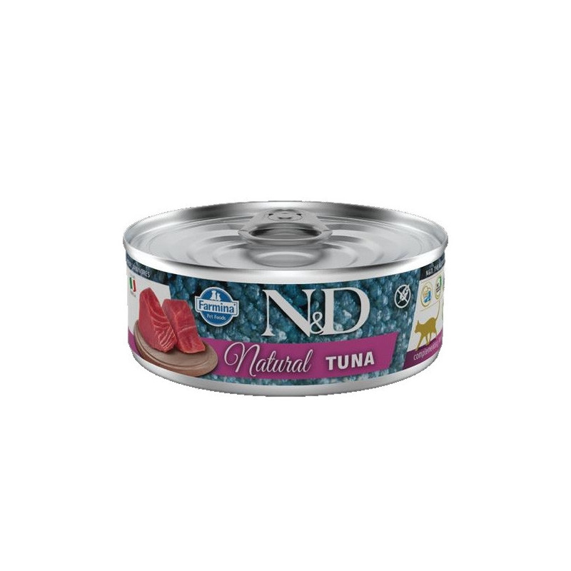 FARMINA N et D NATURAL Thon 80 g. FARMINA N et D NATURAL Thon 80 g.
