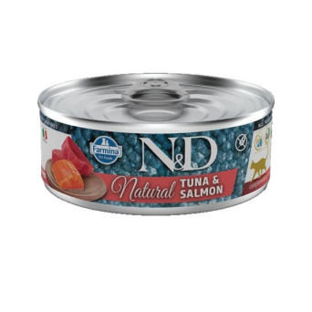 FARMINA N&D NATURAL Tuna and Salmon 80 gr.