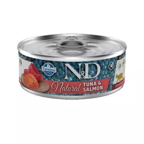 FARMINA N&D NATURAL Tonno e Salmone 80 gr. - 