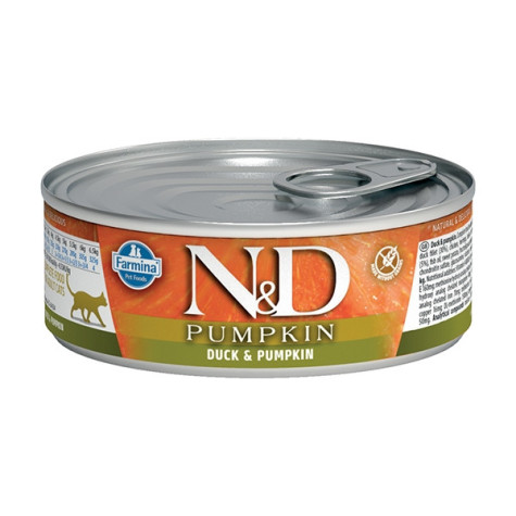 FARMINA N et D PUMPKIN avec Canard et Citrouille 80 g.