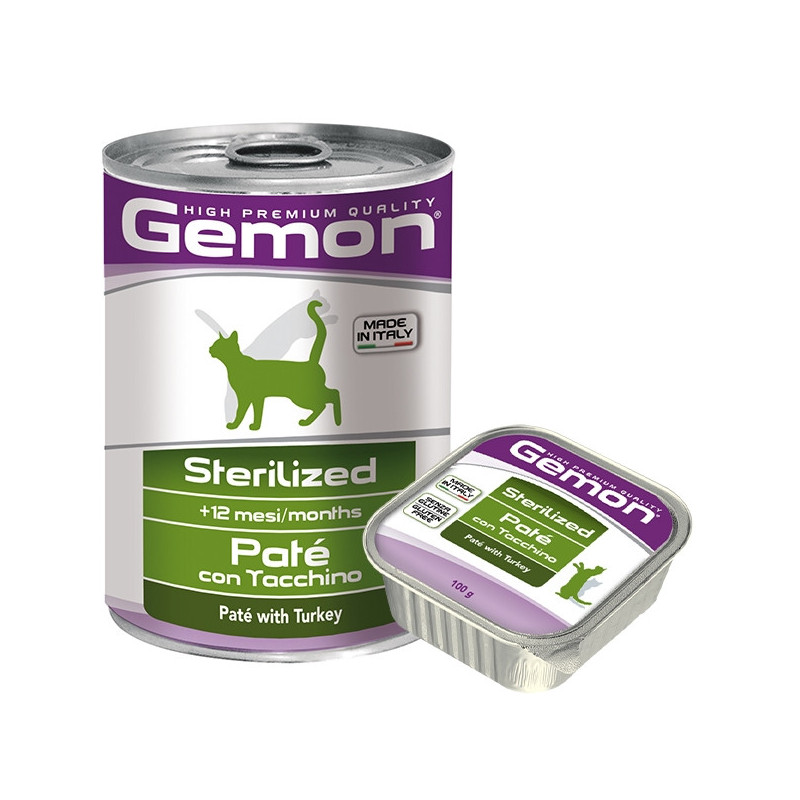 GEMON Sterilized Patè avec Dinde 400 g. GEMON Sterilized Patè avec Dinde 400 g.