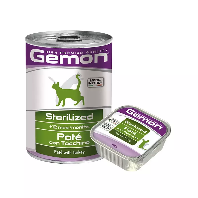 GEMON Sterilized Patè with Turkey 400 gr. GEMON Sterilized Patè with Turkey 400 gr.