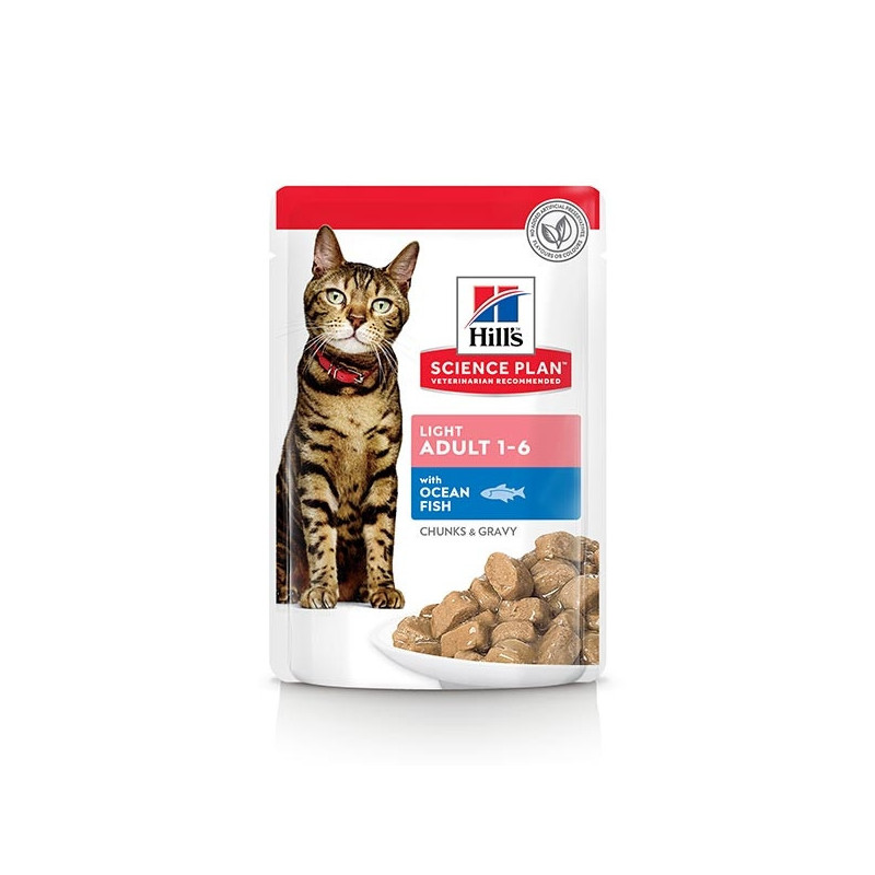 HILL'S Science Plan Adult Light avec Poisson Oceanico 85 g. HILL'S Science Plan Adult Light avec Poisson Oceanico 85 g.