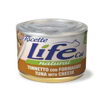 LIFE PET CARE Life Cat Le Ricette Tonnetto con Formaggio e Spinaci 150 gr. - 