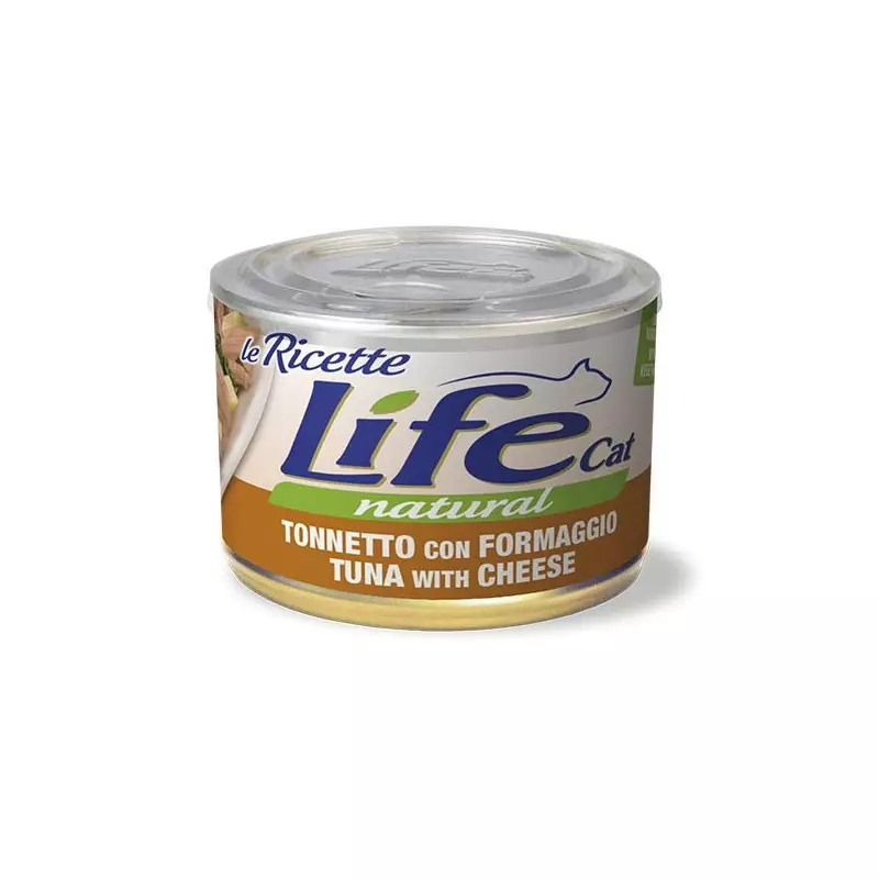 LIFE PET CARE Life Cat Recipes Tuna with Cheese and Spinach 150 gr. LIFE PET CARE Life Cat Recipes Tuna with Cheese and Spinach 150 gr.