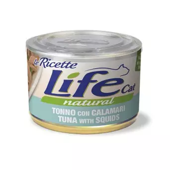 LIFE PET CARE Life Cat Recipes Tuna with Squid and Green Beans 150 gr.