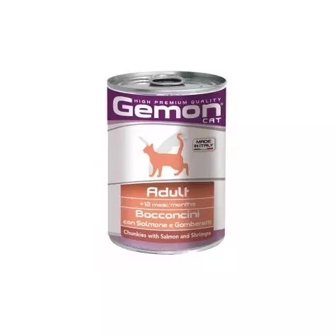 MONGE Adult Bocconcini con Salmone e Gamberetti 400 gr. - 