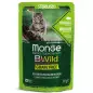 MONGE BWild Grain Free Maltagliati Häppchen in Wildschweinsauce mit Gemüse - Sterilisiert 85 gr.