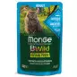MONGE BWild Grain Free Bocconcini maltagliati in salsa di Bufalo con Ortaggi – Large Breed All Life Stage 85 gr.