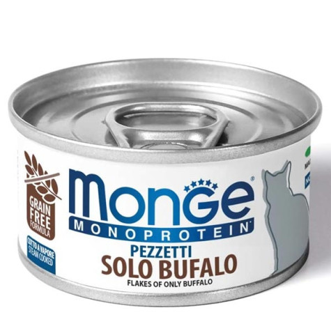 MONGE Monoprotéique Bouchées Pur Bufalo 80 g.