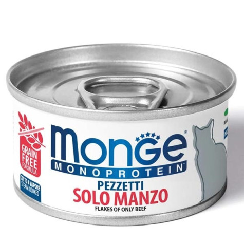 MONGE Monoproteico Pieces Only Beef 80 gr.