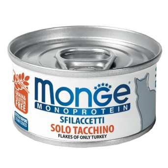 MONGE Monoproteico Sfilaccetti Solo Tacchino 80 gr. - 