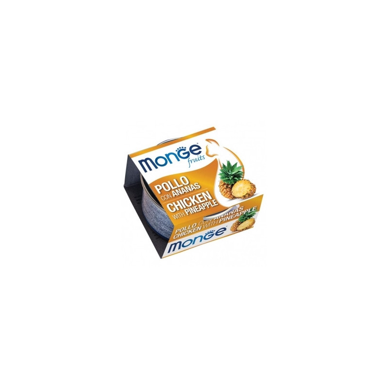 MONGE Natural Superpremium Fruits Pollo con Ananas 80 gr.