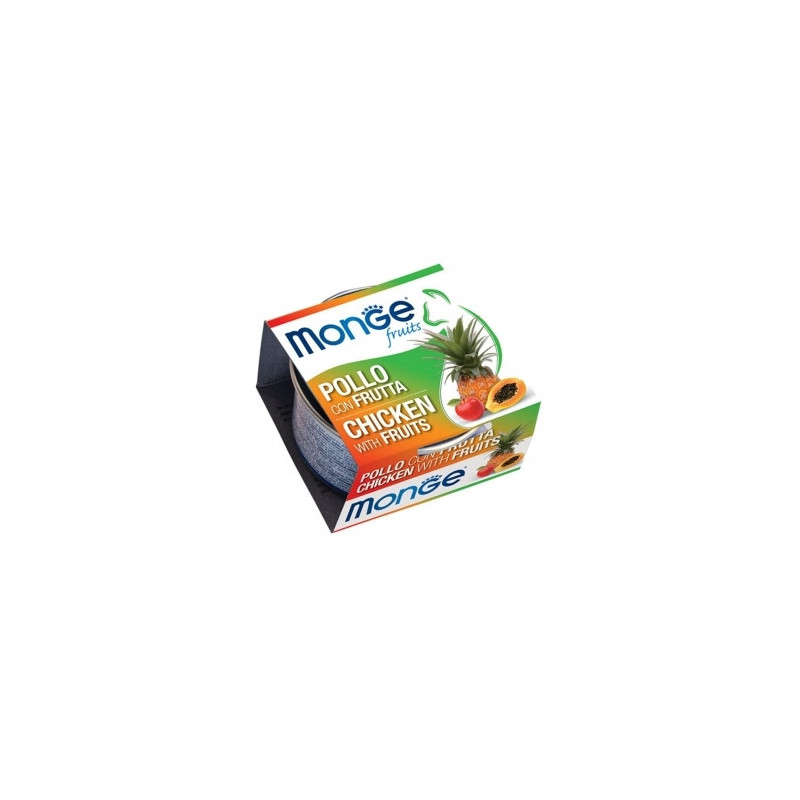MONGE Natural Superpremium Fruits Poulet avec Frutta 80 g.