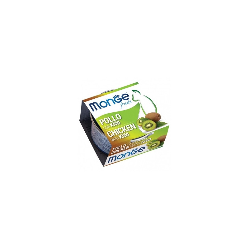 MONGE Natural Superpremium Fruits Poulet avec Kiwi 80 g. MONGE Natural Superpremium Fruits Poulet avec Kiwi 80 g.