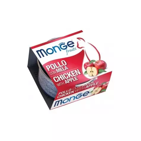 MONGE Natural Superpremium Fruits Huhn mit Apfel 80 gr.