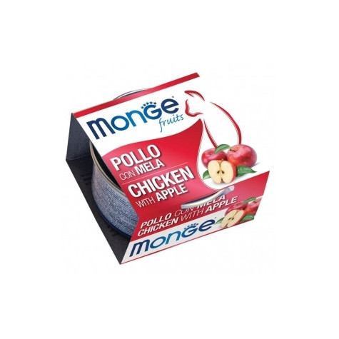 MONGE Natural Superpremium Fruits Poulet avec Pomme 80 g.