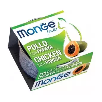 MONGE Natural Superpremium Fruits Chicken with Papaya 80 gr.