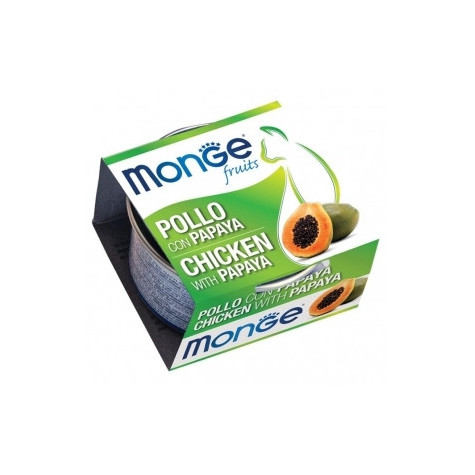 MONGE Natural Superpremium Fruits Poulet avec Papaya 80 g.
