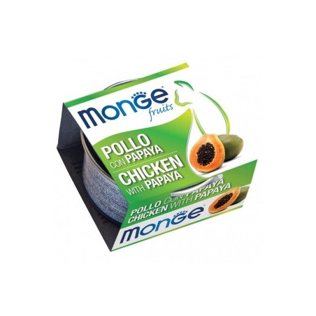 MONGE Natural Superpremium Fruits Pollo con Papaya 80 gr. - 