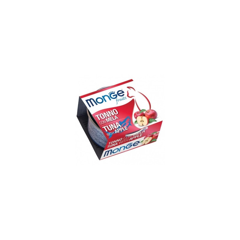 MONGE Natural Superpremium Fruits Thon avec Pomme 80 g. MONGE Natural Superpremium Fruits Thon avec Pomme 80 g.