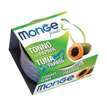 MONGE Natural Superpremium Fruits Tonno con Papaya 80 gr. - 