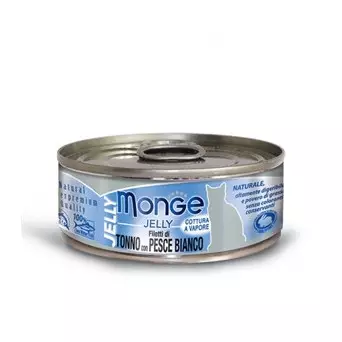 MONGE Natural Superpremium Jelly Pacific Thunfischfilets und Weißfisch 80 gr.