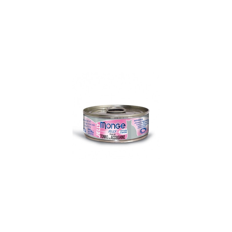MONGE Natural Superpremium Jelly Pieces of Tuna and Anchovies 80 gr.