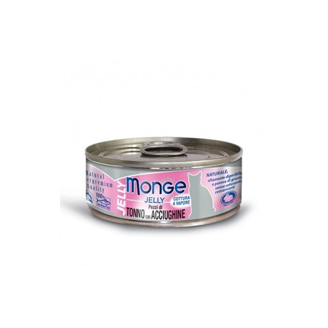 MONGE Natural Superpremium Jelly Bouchées di Thon et Anchois 80 g.