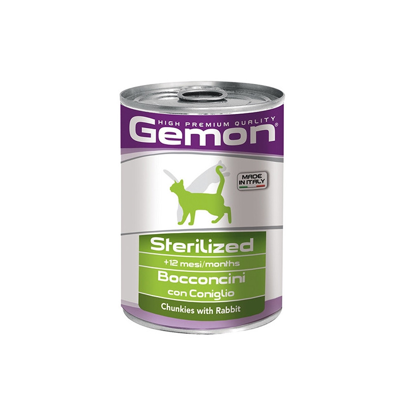 MONGE Sterilized Bocconcini avec Lapin 415 g. MONGE Sterilized Bocconcini avec Lapin 415 g.