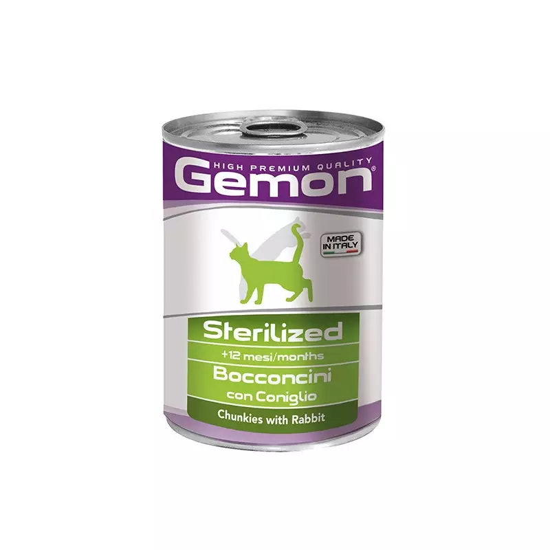 MONGE Sterilized Bocconcini con Coniglio 415 gr. MONGE Sterilized Bocconcini con Coniglio 415 gr.