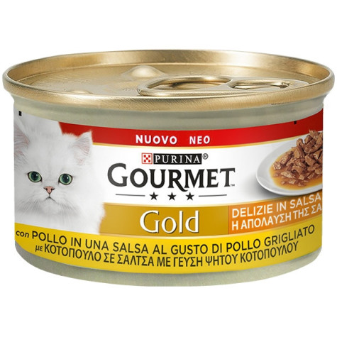 PURINA Gold Delizie con Pollo in Salsa 85 gr. -