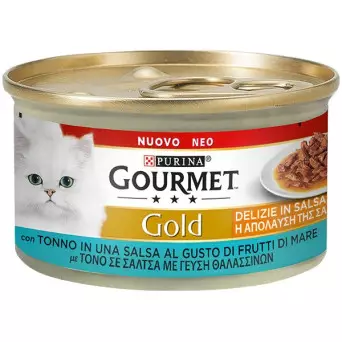 PURINA Gold Delights mit Thunfisch in Sauce 85 gr.