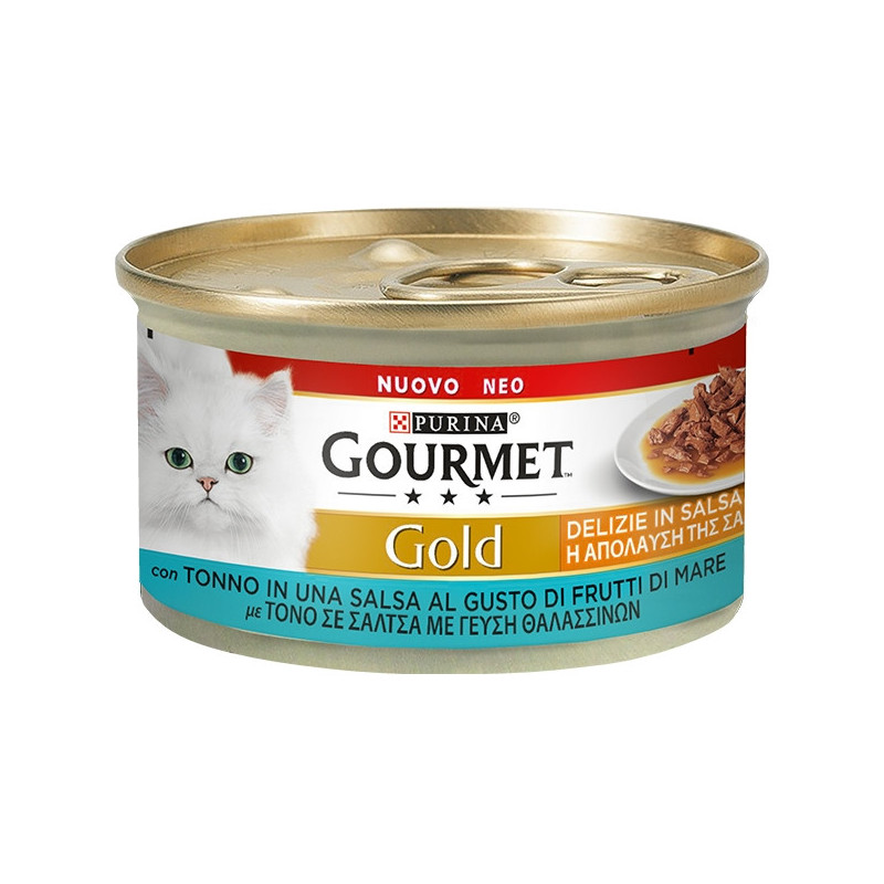 PURINA Gold Delizie avec Thon en sauce 85 g. PURINA Gold Delizie avec Thon en sauce 85 g.