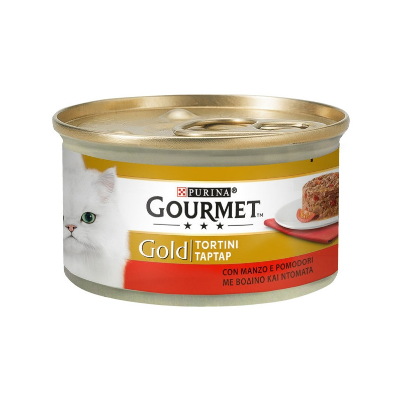 PURINA Gold Tartlets with Beef and Tomato 85 gr.
