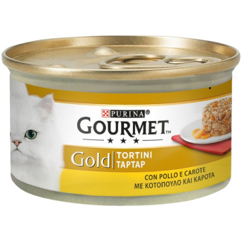 PURINA Gold Tartlets with Chicken and Carrots 85 gr.