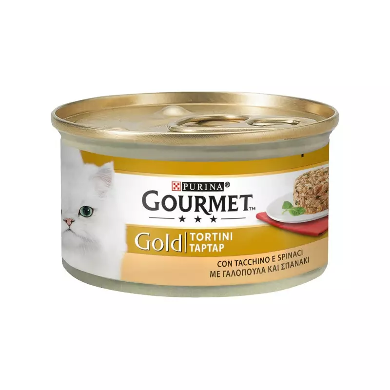 PURINA Gold Tortini con Tacchino e Spinaci 85 gr. PURINA Gold Tortini con Tacchino e Spinaci 85 gr.
