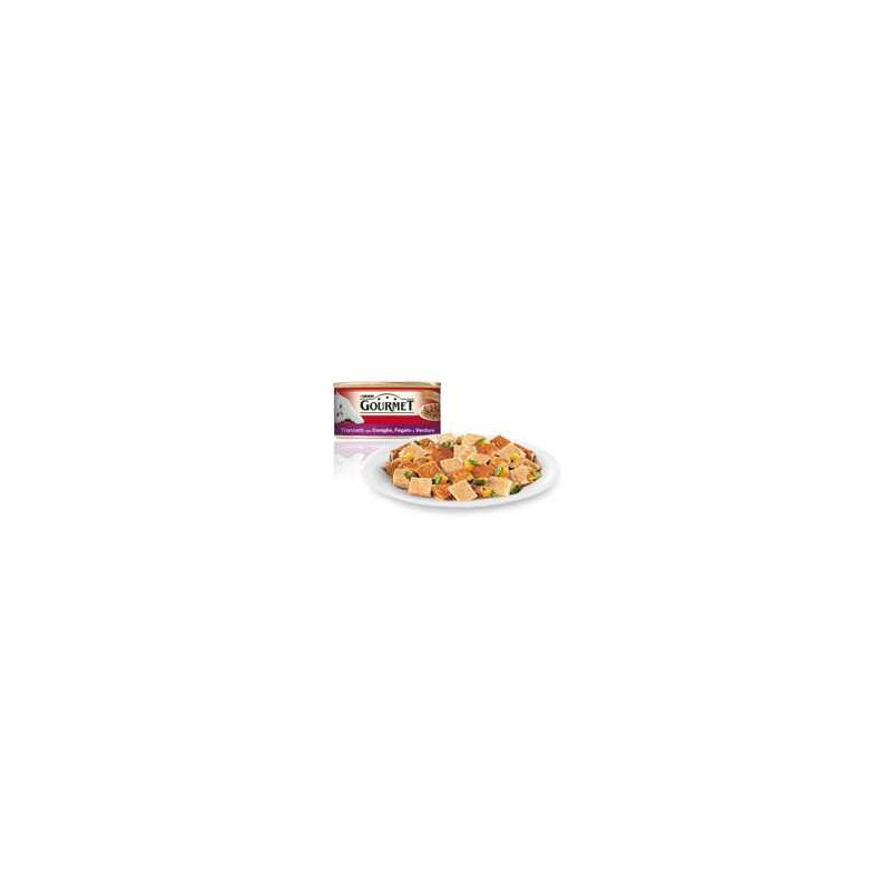 PURINA Gourmet - Trancetti Lapin Foie et Légumes 195 g.